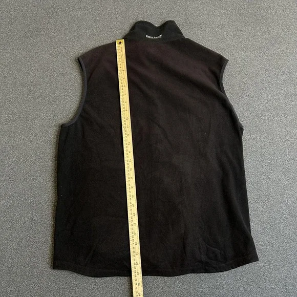 Eddie Bauer First Ascent Vest Mens Large Black Fleece Full Zip Pockets Outdoor - Picture 9 of 12